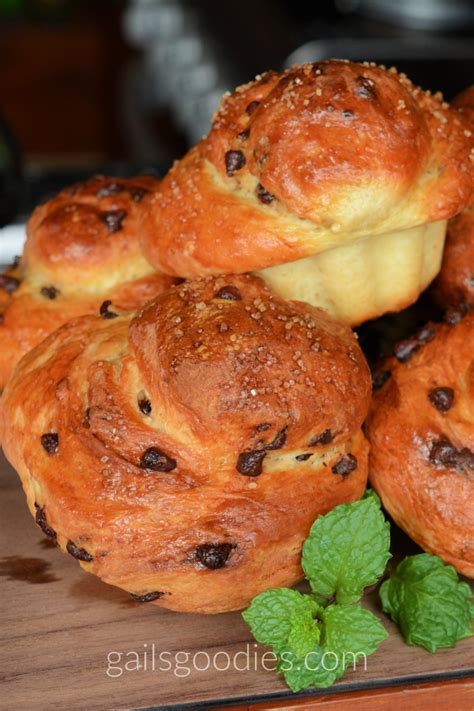 Chocolate Chip Brioche - Gail's Goodies