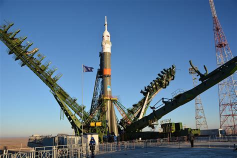 Soyuz TMA-15M on the launch pad