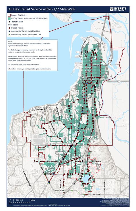 Printed Map Gallery | Everett, WA - Official Website