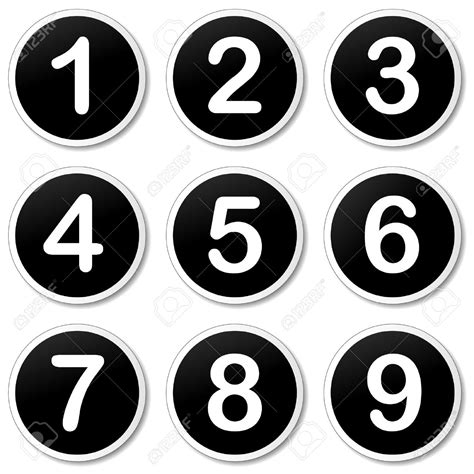 Circle Clip Art Numbers 1 10 | Images and Photos finder