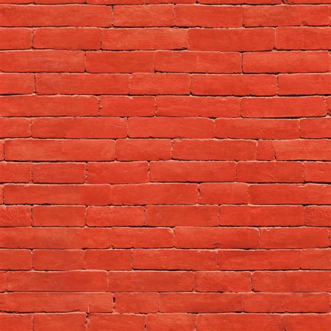 Painted red brick wall – Free Seamless Textures - All rights reseved