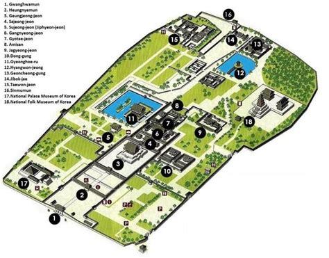 Gyeongbokgung Palace Map