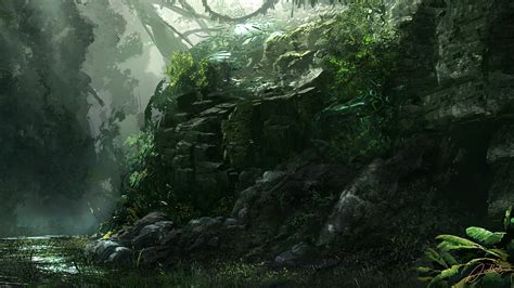 Download Fantasy Jungle 4k Ultra HD Wallpaper by Alex van der Linde