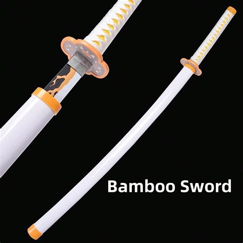 104cm/41inch Cosplay Magic White Japanese Anime Knife Katana Samurai ...