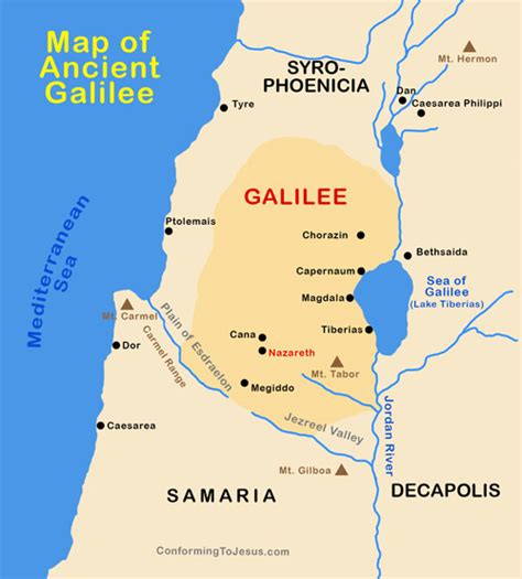 curse Waste Recollection map of jordan river and sea of galilee ...