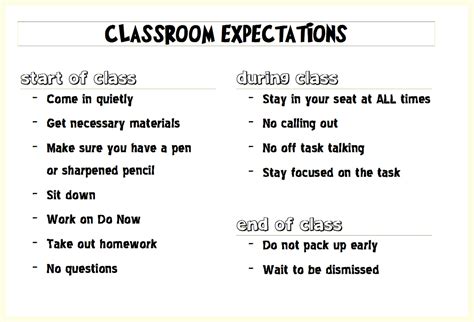 Everybody is a Genius: Classroom Expectations