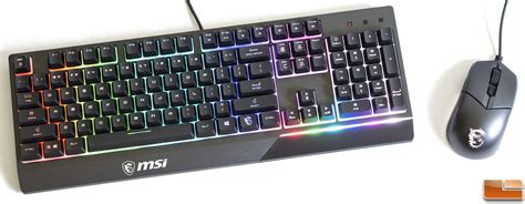 MSI VIGOR GK30 COMBO Backlit RGB Dedicated Hotkeys Anti-Ghosting ...