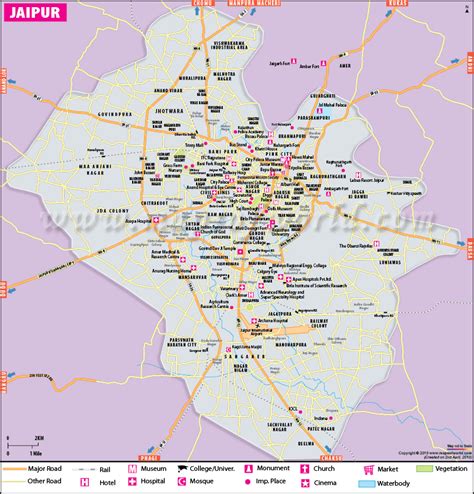 Jaipur Political Map