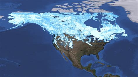 Snow Map North America ~ CINEMERGENTE