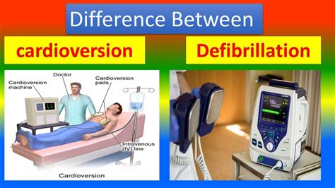 Difference between Cardioversion and Defibrillation - YouTube