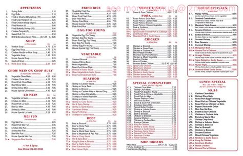 Menu at Grand Buffet restaurant, Lawrenceburg