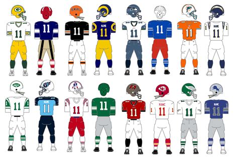 Nfl Uniform Colors - Collage Porn Video