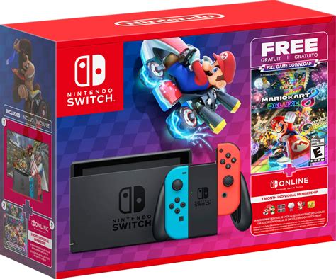 Best Buy: Nintendo Switch Mario Kart 8 Deluxe Bundle (Full Game ...