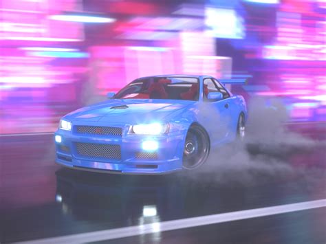 Drifting Skyline R34