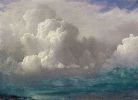 Albert Bierstadt (American, 1830-1902), Storm Clouds, c.1880. | Cloud ...