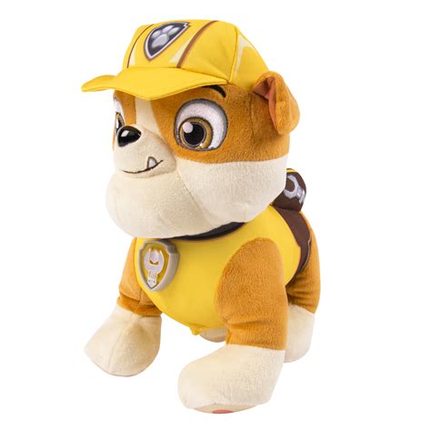 Paw Patrol, Real Talking Rubble Plush - Walmart.com