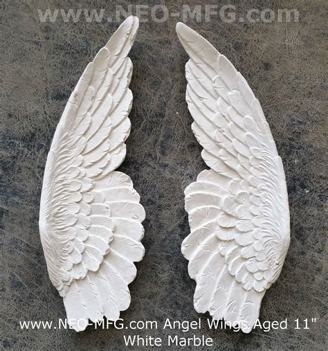 Angel Wings Aged wall sculpture statue plaque www.Neo-Mfg.com | Etsy