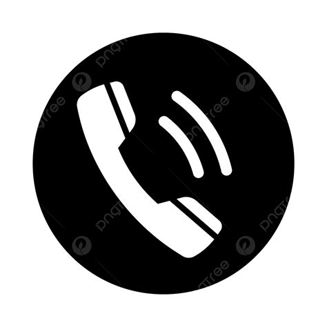 Phone Black Clipart PNG Images, Phone Icon In Circle Black, Phone Icons ...