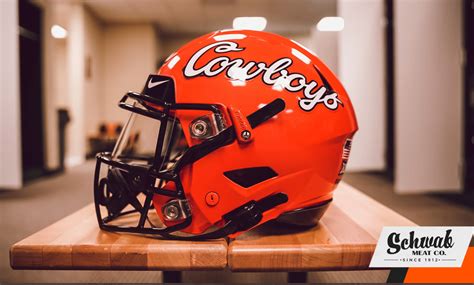 OSU Goes Orange-White-Orange with a Slick Cursive Helmet for Baylor ...