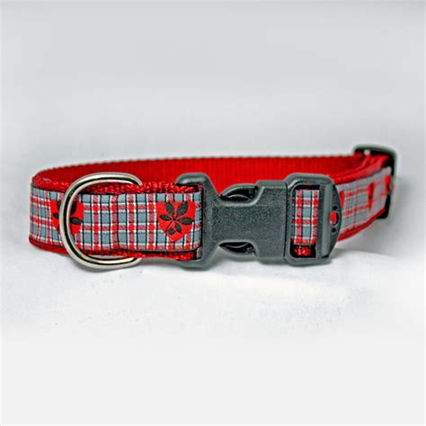 Buckeye Tartan Dog Collar - Buckeye Tartan Store