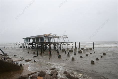 Hurricane Ike damage, 2008 - Stock Image - C002/1097 - Science Photo ...