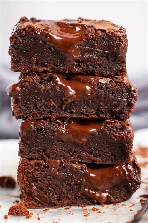 The Ultimate Fudgy, Chewy Brownies | Foodtasia