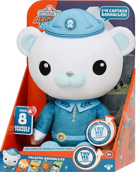 Octonauts Above & Beyond | Talking Plush Captain Barnacles Toy | Over 8 ...