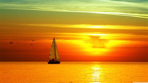 Sunset Sailing Wallpapers - Wallpaper Cave