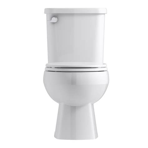 Sterling Windham White Elongated Chair Height 2-piece WaterSense Toilet ...