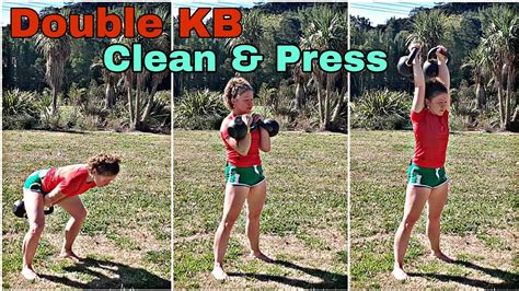 Double Kettlebell Clean & Press | Technique - YouTube