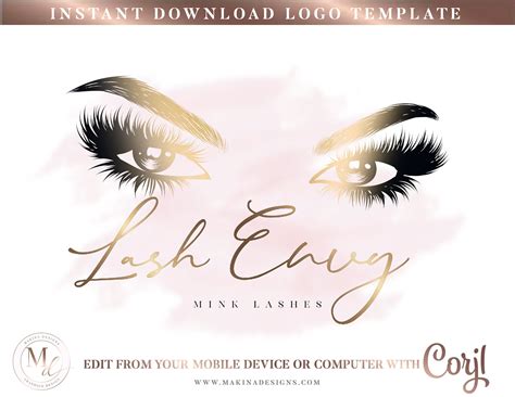 Branding Eyelash Logo Ideas - Draw-vip