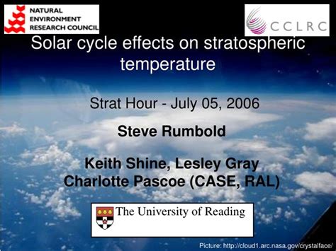 PPT - Solar cycle effects on stratospheric temperature PowerPoint ...