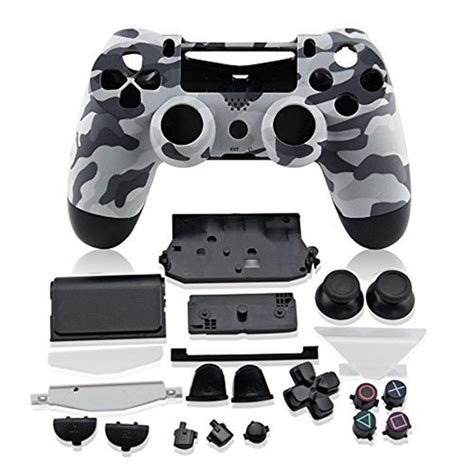 PS4 Full Housing Controller Shell Case Cover Mod Kit buttons For Plays ...