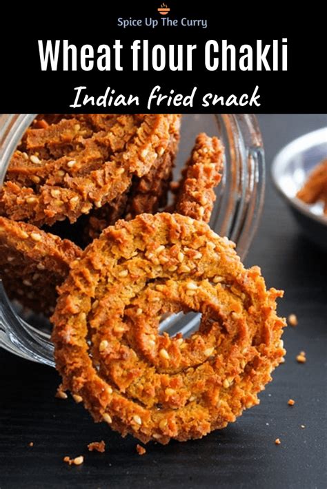 Chakli Recipe (Wheat flour Chakli) - Spice Up The Curry