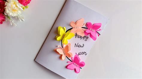 Beautiful Handmade Happy New Year 2019 Card Idea. DIY Greeting Cards ...