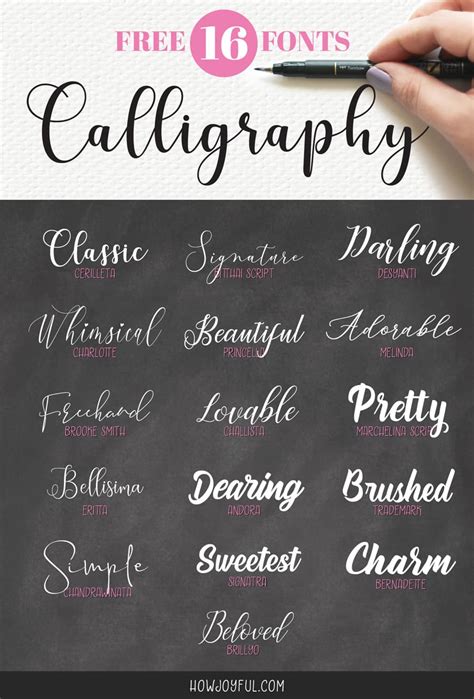 Top 10 Handwriting Fonts Free - 10 What Fonts Look Like Images - Font ...