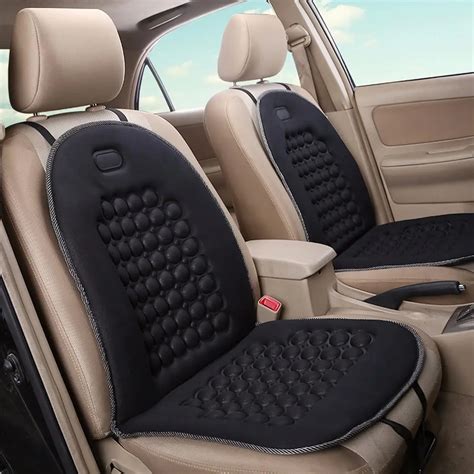 Black Car Seat Cushion Therapy Massage Padded Bubble Foam Chair Seats ...