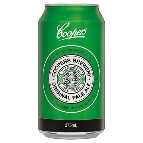 Buy Coopers Brewery Sparkling Ale Cans 375ml - Red Bottle