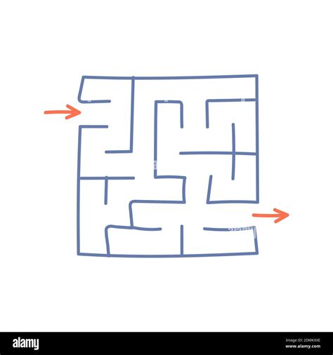 Simple Easy Maze Drawing