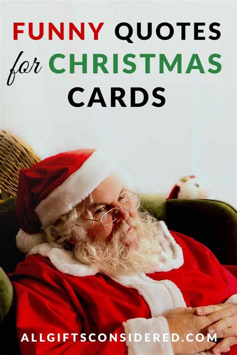 100 Funny Christmas Card Messages [Not TOO Naughty] » All Gifts Considered