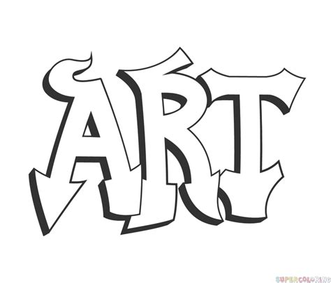 How To Draw Graffiti Letters Step By Step For Beginners