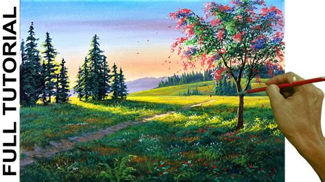 seasons Original Acrylic Landscape-10 Painting Art & Collectibles etna ...