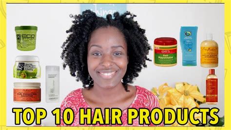 Top 10 Favorite Natural 4B 4C Hair Products | mycrownofcurls - YouTube