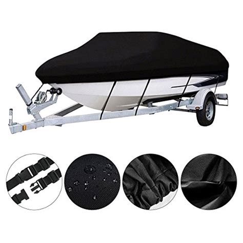 Waterproof V-hull Boat Cover – Heavy Duty 600D Polyester Oxford ...