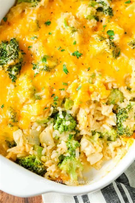 Broccoli-Cheese Rice Casserole - Veterans Memorial Hospital