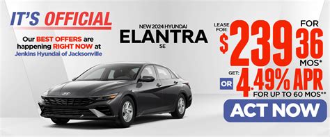 New Hyundai Specials | Hyundai Dealership in Jacksonville, FL