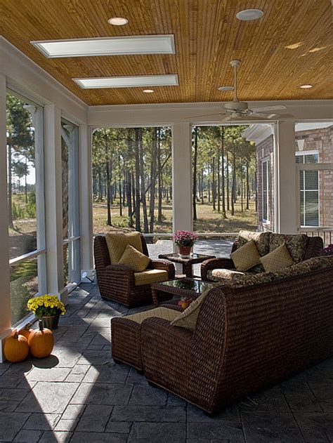 Screened Porch Flooring Home Design Ideas, Pictures, Remodel and Decor