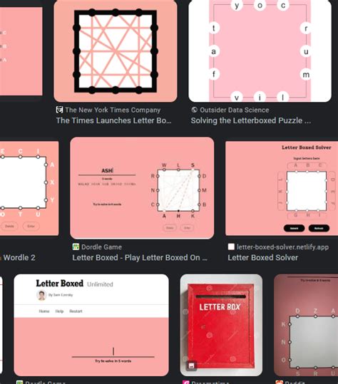New York Times' Letter Boxed: A Unique and Challenging Word Puzzle Gam ...