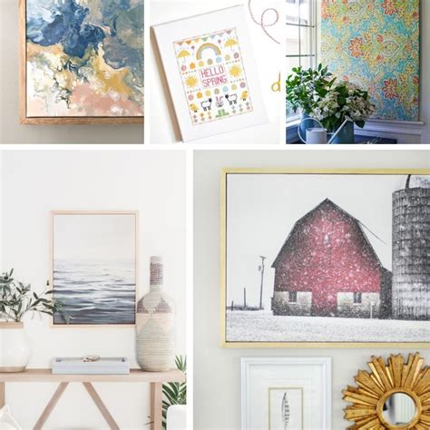 28 DIY Canvas Frame Ideas