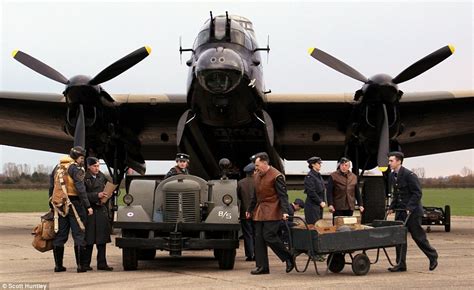 A modern day mission: Lancaster bomber crew prepares for action 70 ...